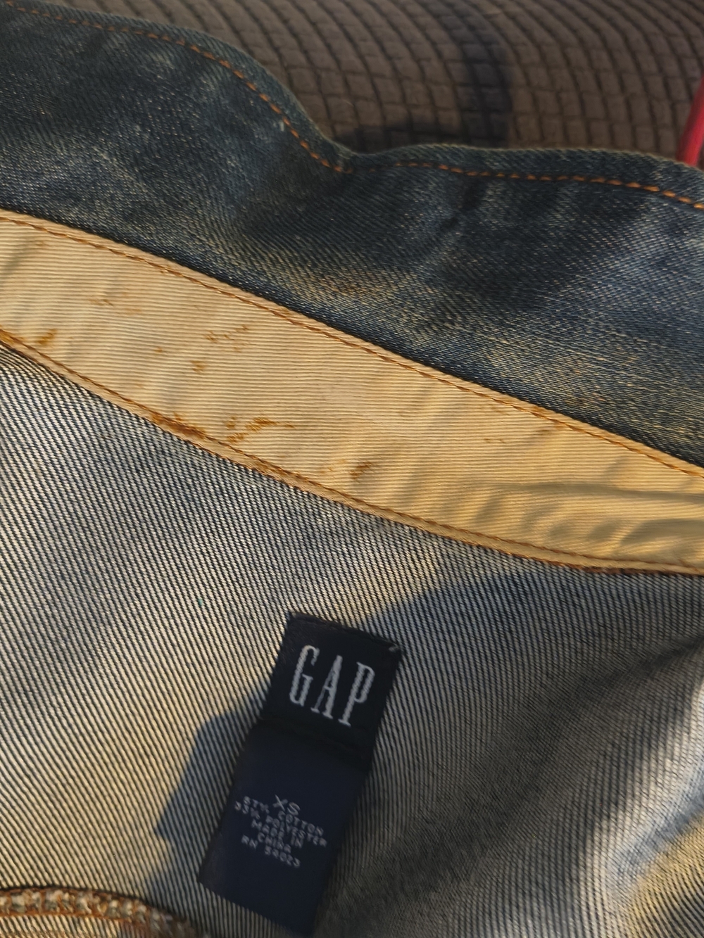 GAP Dark Blue Denim Jean Jacket - Picture 3 of 3
